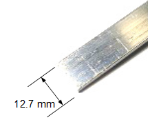 Aluminium Flat Bar 12.7X2.5 mm - Click Image to Close